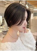 ボブレイヤー切りっぱなしボブ髪質改善レイヤーボブショートボブ