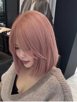 エル オオサカ 心斎橋店(L. OSAKA) ダークパープル/ダブルカラー/ブリーチ/リタッチ/ピンク