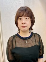 クオート(quoit)&nbsp;大人マッシュウルフ×丸みショート×オーガニックカラー