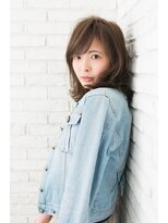 リノ ヘアー デザイン 河原町三条(Lino Hair Design) 【Lino Hair河原町】簡単セミウェットで仕上げるミディアムヘア