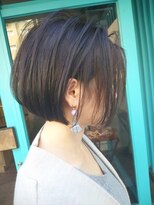 ヘアーメイクオズ(hair make O/S)&nbsp;担当照井 大人ミニボブ×ダークグレージュ