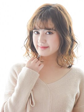 ヘアーサロン ラフリジー(Loufreasy) 伸ばしかけにも◎くせ毛風無造作カールの大人ボブ♪