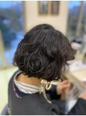 大人女子パーマ