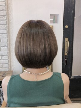 シュクレ(SUCRE) キレイめ×ボブ　暗めカラー/ショートボブ◎30代40代50代