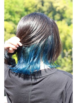 ビアージュ(Viage) 【イメチェンの季節】インナーカラーブルー