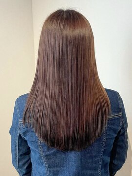 フレイムスヘアデザイン(FRAMES hair design) 髪質改善ストリートメント×セミロング