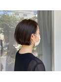 耳かけショートボブ