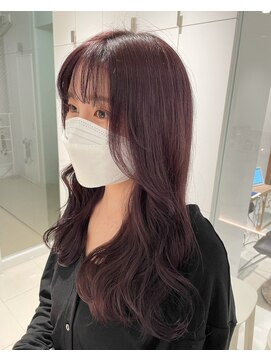 ガリカ シーム(Gallica/SEAM) 【桑原雪音】透明感チェリーブラウン/シースルーバング<原宿>