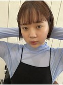 切りっぱなしボブ