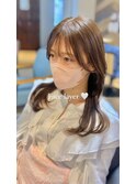 韓国風ヘア 流れる顔周り 【川崎】