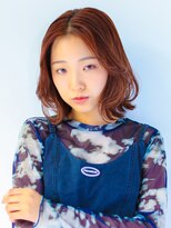 ヘアサロン ガリカ 表参道(hair salon Gallica)&nbsp;【miko】韓国風くびれミディアム/顔周りレイヤー/暖色系カラー