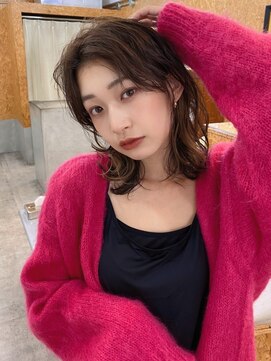 ベイルーム(BAYROOM by HONEY omotesando) くびれレイヤーパーマ×ダークベージュ