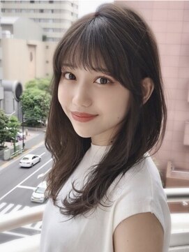 プアメリア 名古屋(Puamelia) トリートメント ブリーチなしダブルカラー 前髪縮毛矯正