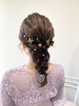 ユウル 横浜(juhl.) ヘアアレンジ/ヘアセット/編みおろし