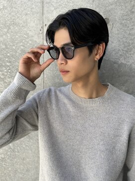 ノラ ギンザ(NORA GINZA) ダウンパーマニュアンスパーマセンターパートコンマヘア髪質改善