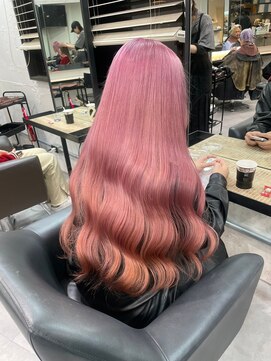 ベレーザ 渋谷(BELEZA) 6468ニュアンスカラーカシスレッドベビーピンクハイトーンカラー