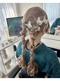 卒業式ヘアセット