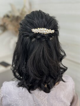 エルバイラビス 大宮(elu by lovis) 《momo》ハーフアップ/結婚式/ヘアセット