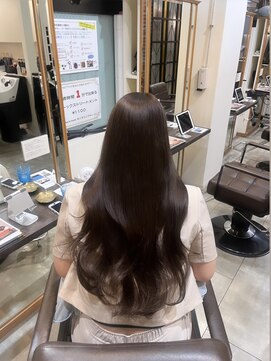 ヘアーサロン ウィング(HAIR SALON Wing) ブリーチなし透明感ブラウンカラー