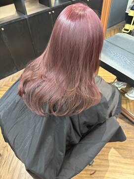 ウニレ バイ センス(unire by sense) 【レイヤーカット】透明感ピンクベージュカラー