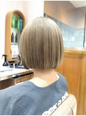 ミニボブ/切りっぱなし/ハイトーンボブ