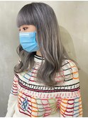ダブルカラーグレージュカラーケアブリーチハイトーンカラー韓国