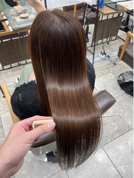 プロデュース 南林間店(Produce)の写真/【南林間駅徒歩5分】《髪質改善縮毛矯正》でくせ毛やうねりをカバー！トリートメントで効果をより持続◎