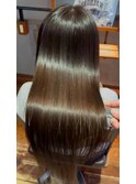 美髪ストレート♯静岡市♯髪質改善♯縮毛♯美髪矯正