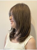 レイヤーカット髪質改善トリートメント前髪カット