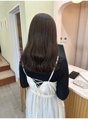 ゆるウェーブ×オリーブベージュ