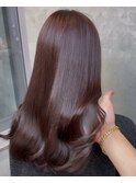 チェリーブラウン/ブリーチ無しカラー/艶髪【岸雄一】