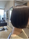 ハンサムショート/ショートボブ/切りっぱなし/博多