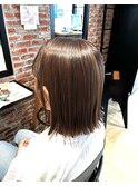 夏カラー白髪ぼかしハイライト×小顔カット◎40代50代艶髪