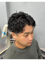 アイコン ブルー メンズ(I-CON #blue MEN'S)&nbsp;サーフバックパーマ【池袋フェード】