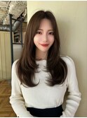 たっぷりレイヤー/こっくりブラウン【自由が丘】