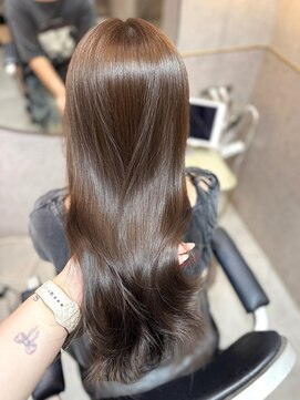 ルームバイシー 新宿(Loom. by Sea) 大人ガーリー×ダークアッシュ[似合わせカット/ミディアム]