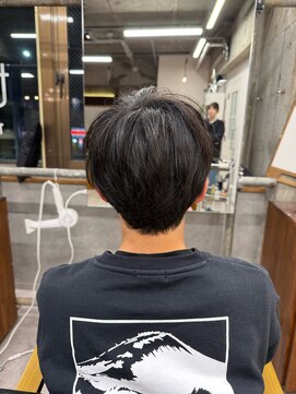 サーフカール/フェザーパーマ/ブルーブラック【都賀/メンズ】