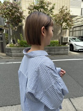 フェンヘアーアイス 中目黒(Fen.hair ici) 20代30代40代前下がりストレート小顔補正カット