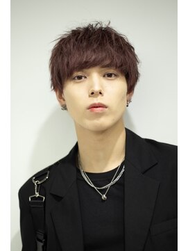 ヴェイン 渋谷(vain) 渋谷メンズ美容室センターパート波巻きメンズパーマk