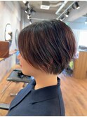 イメチェンショートボブ