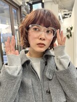 ミィ 表参道(mee.)&nbsp;レイヤーボブ　ボブパーマ パーマ ミニボブ 切りっぱなしボブ