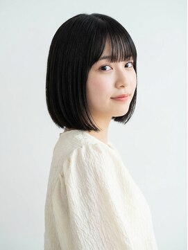 ミーロ 仙台東口(miiro) 切りっぱなしボブ10代20代30代黒髪