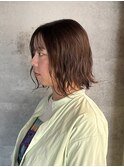 【ウェット質感×柔らかボブ】村主