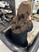 グラム(gram) 艶ブラウン×大人ロングヘア