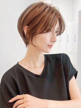 セイドット リー(Say. Ree) say.ショートボブ耳掛けショートローズブラウンイメチェン