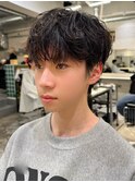 ナチュラルマッシュシャドウパーマカルマパーマダウンパーマ