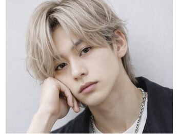 エフコード 難波(F-CODE)の写真/【難波駅1分】メンズヘアカラーの最先端！ブリーチカラー・ハイライトで差をつけるデザイン体験☆