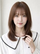 ノア(NOA)&nbsp;【NOA】大人可愛い顔まわりくびれミディアムレイヤー