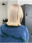 ミルクティーベージュダブルカラーグレージュカラーハイライト