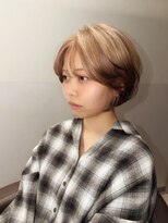 サロウィン 大宮Crest店(SALOWIN)&nbsp;◯ショート　ボブ　デザインカラー　ブリーチ　エンドカラー